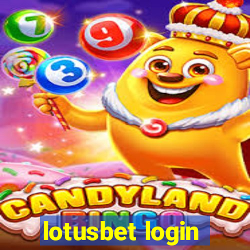 lotusbet login